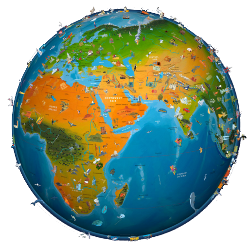 Карта мира Atlas 2023
