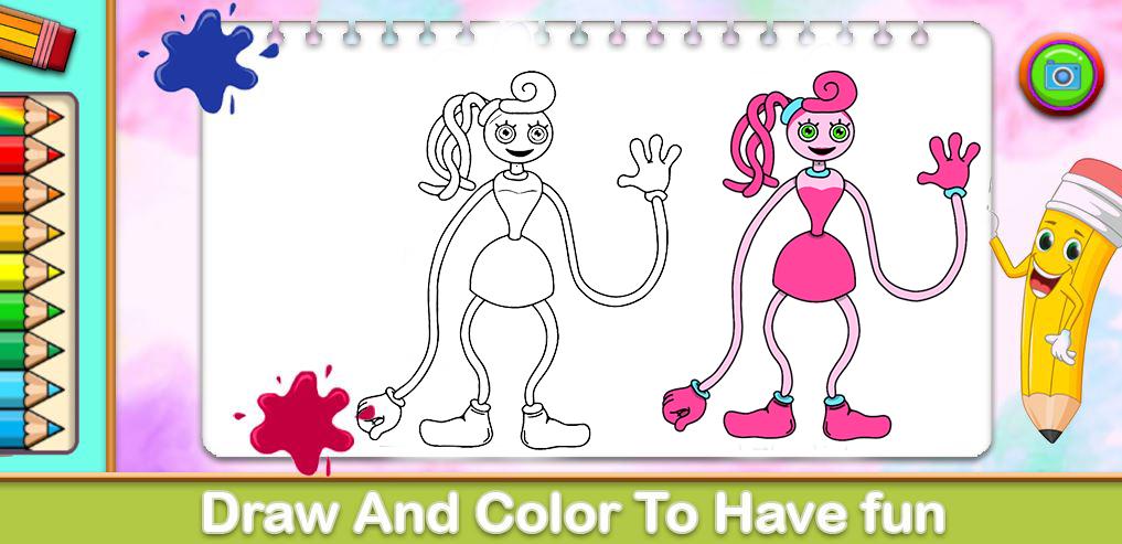 Baixar Mommy Long Legs Coloring Page para PC - LDPlayer