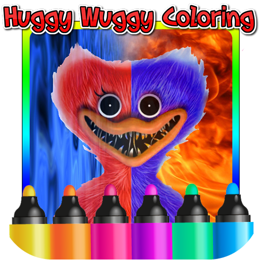 Horror Huggy Wuggi Coloring