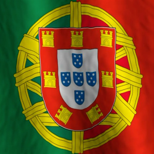 3d Bandeira de Portugal Fundo