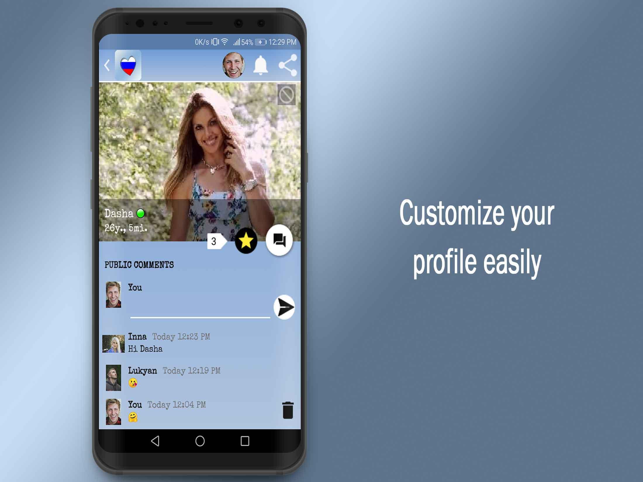 Download Russian Dating Social App android on PC