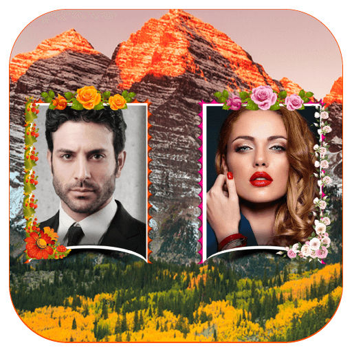 Mountains Photo Frames Dual: Photo frames & editor