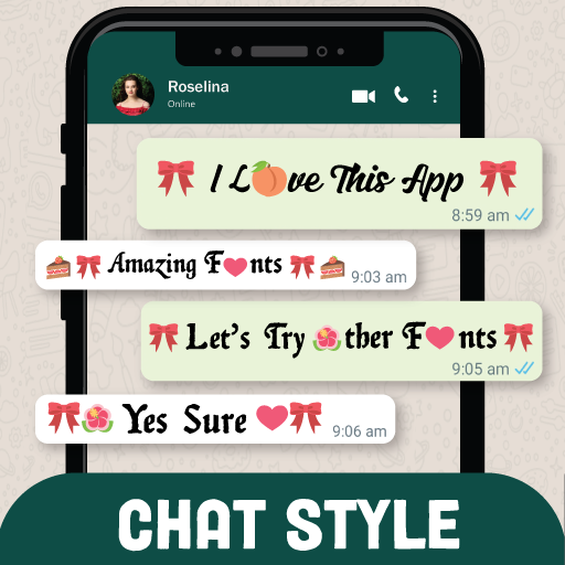 Chat Style for WhatsApp -Fonts