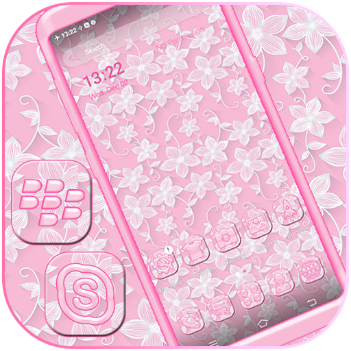 Pink White Flower Theme
