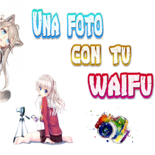 Foto com seu waifu anime