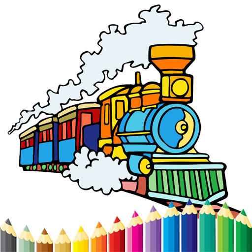 Train Coloring Book