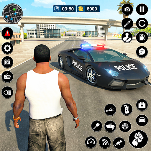 Police Car Thief Chase Game 3D