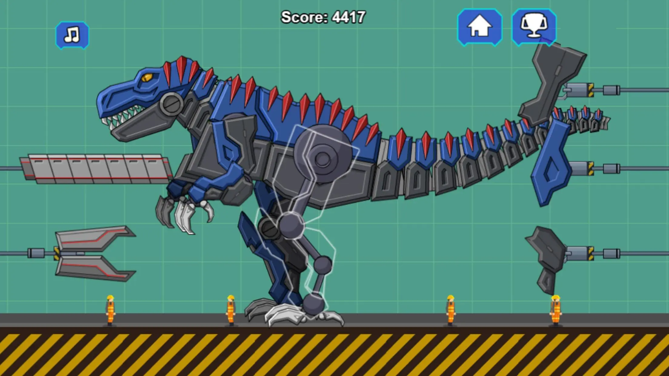 Download Robot Dino T-Rex Attack android on PC