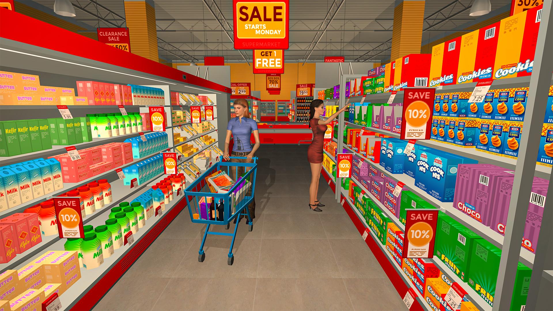 Скачать Supermarket Shopping Games 3D на ПК | Официальный представитель  GameLoop