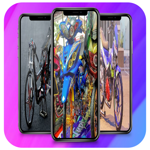 Wallpaper Drag Bike Bergerak
