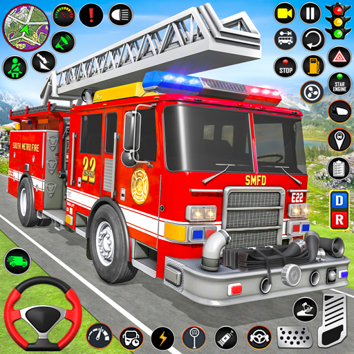 消防員：消防車遊戲