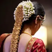 Indian Wedding Hairstyle Poola