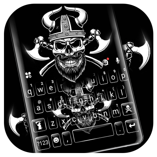 Theme Viking Skull