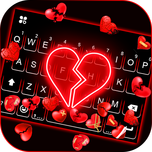 Broken Hearts Gravity Keyboard