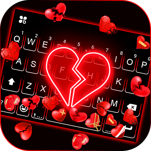 Broken Hearts Gravity Keyboard