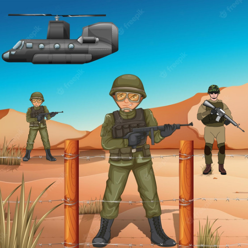 offline army battle 2d game