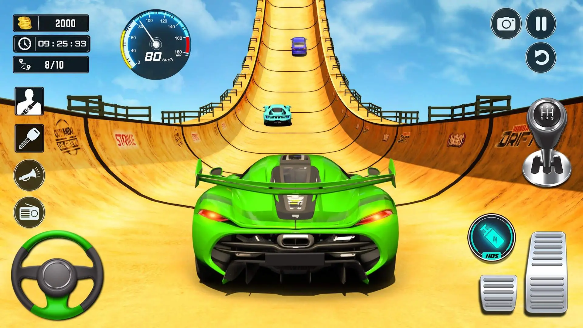 Impossible Car Stunt Racing (All Cars Unlocked) Mega Ramp Amazing Car  Tracks - Android Gameplay 