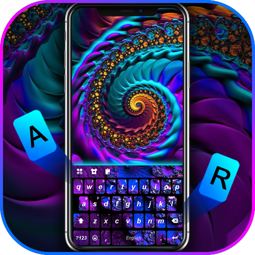 Fractal Art Live Keyboard Back