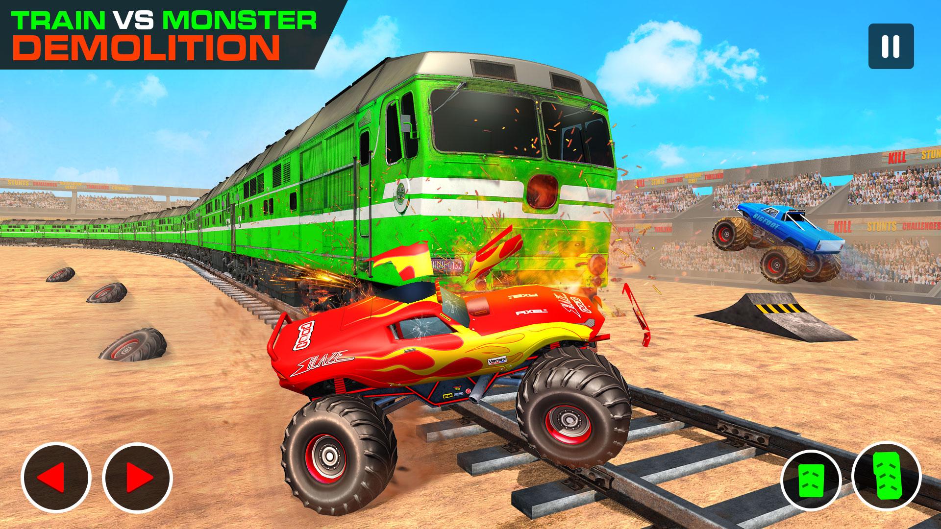 Скачать Monster Truck Derby Train Game на ПК | Официальный представитель  GameLoop