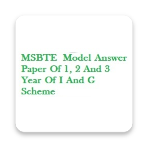 MSBTE Model Answer Paper Diplo