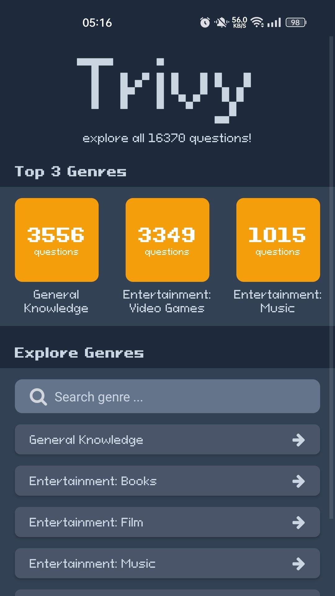 Download Trivy Fun Quizzes Game android on PC