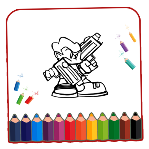 FNF Coloring Book-Easy Drawing