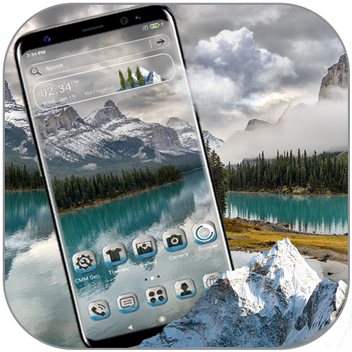 Mountain River Launcher Theme