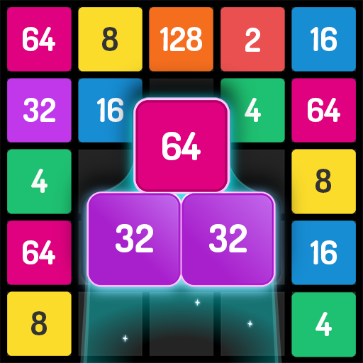 X2ブロック-マージ番号2048ブロックパズル