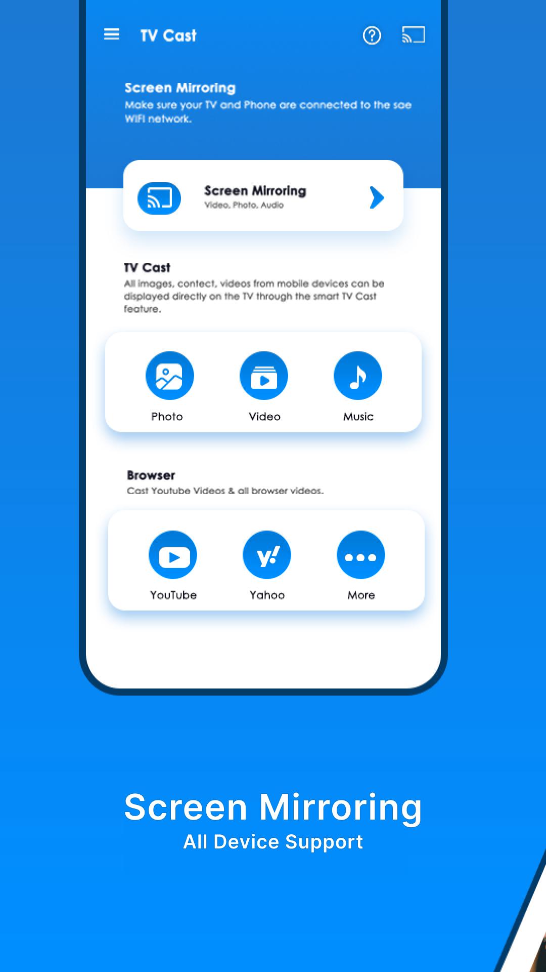 Download Screen Mirroring HD android on PC