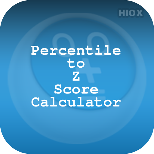 Percentile to Z Score Calci