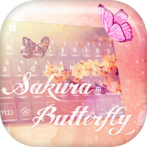 Sakura Butterfly free Theme