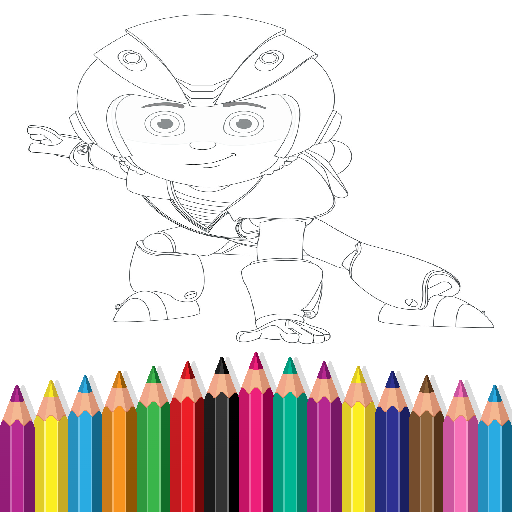 Vir The Robot Boy Coloring