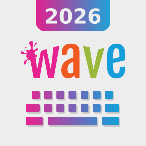 Wave Animated Keyboard + Emoji