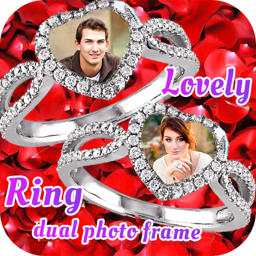 Lovely Ring Dual Photo Frames
