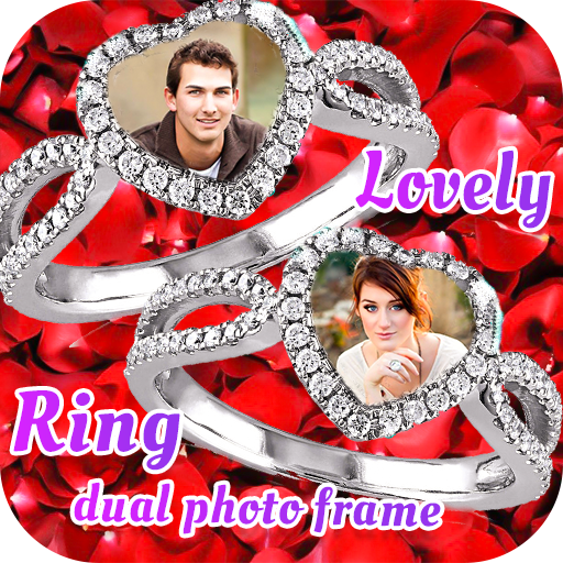 Lovely Ring Dual Photo Frames