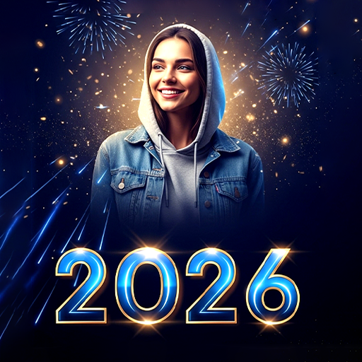 Happy NewYear 2026 Photo Frame