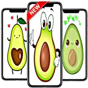 avocado cute wallpaper