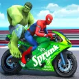 Tricky Bike Superhero Races