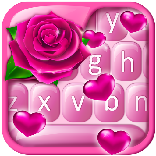 Teclado Rosa Do Valentim