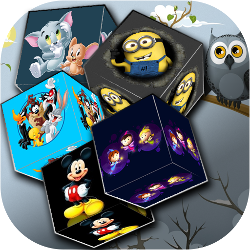 Cartoon Cube Live Wallpaper