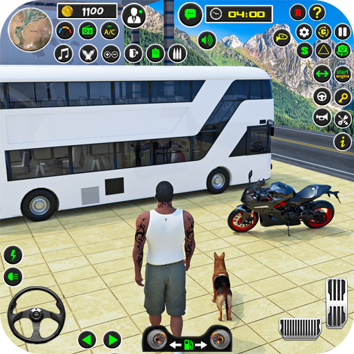 Euro Bus Driving Bus Game 3D