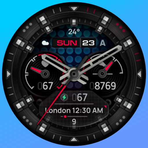 SH015 Watch Face, WearOS watch