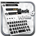 Black and White Keyboard Theme