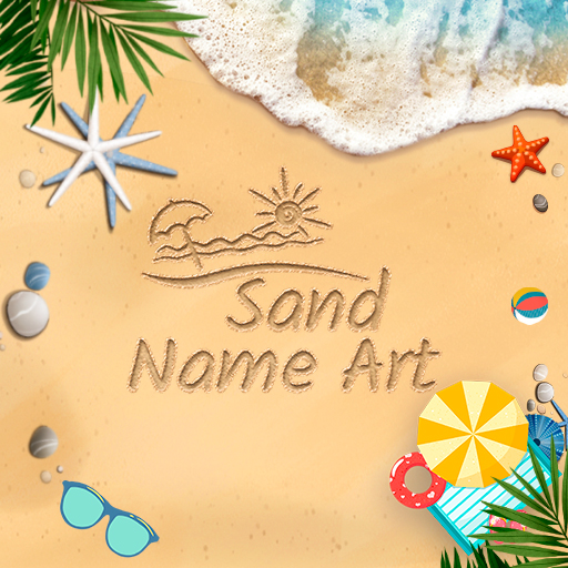 Draw Beach Sand Name Art