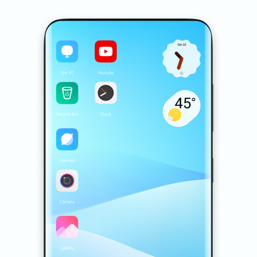 M theme for computer launcher