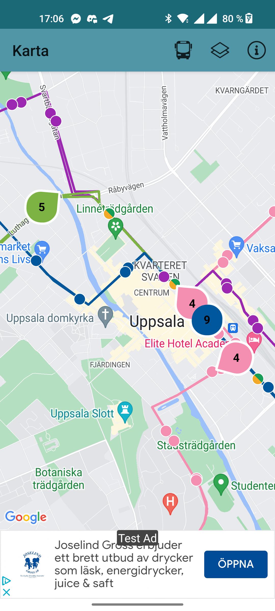 Download UL live map android on PC