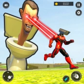 Туалетная игра-робот-монстр