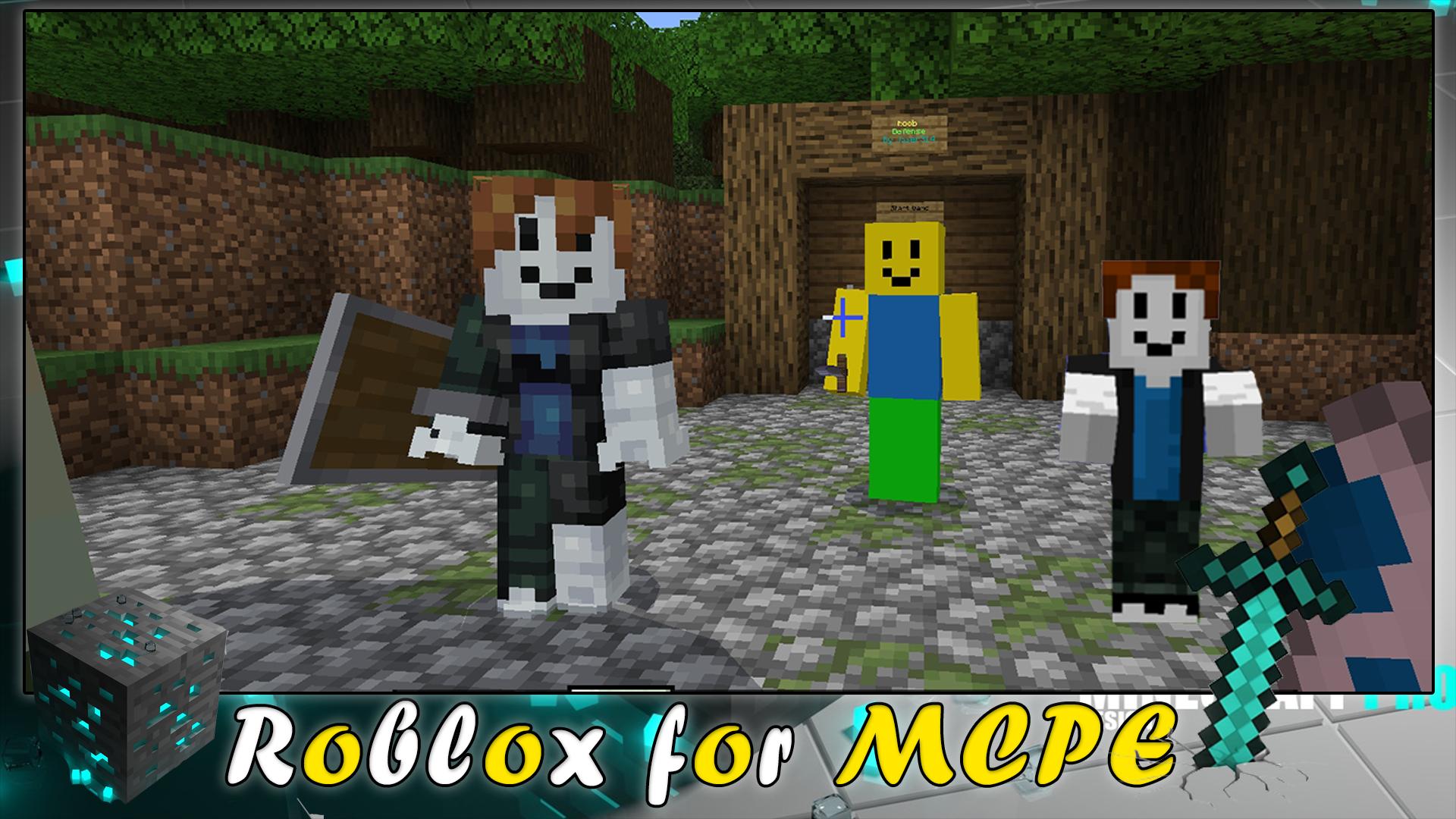 Download Roblox Mod Minecraft MC android on PC