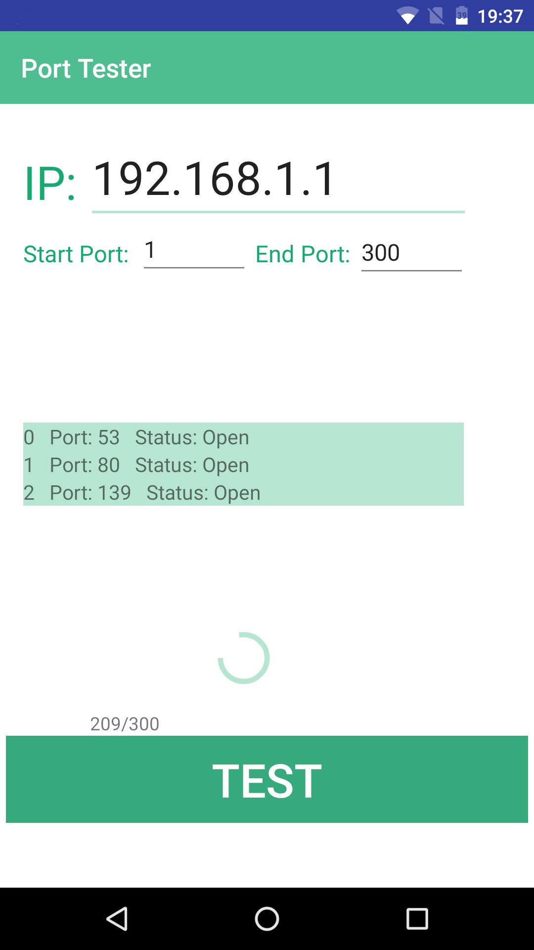 تنزيل Port Tester (TCP) على جهاز الكمبيوتر مسؤول GameLoop