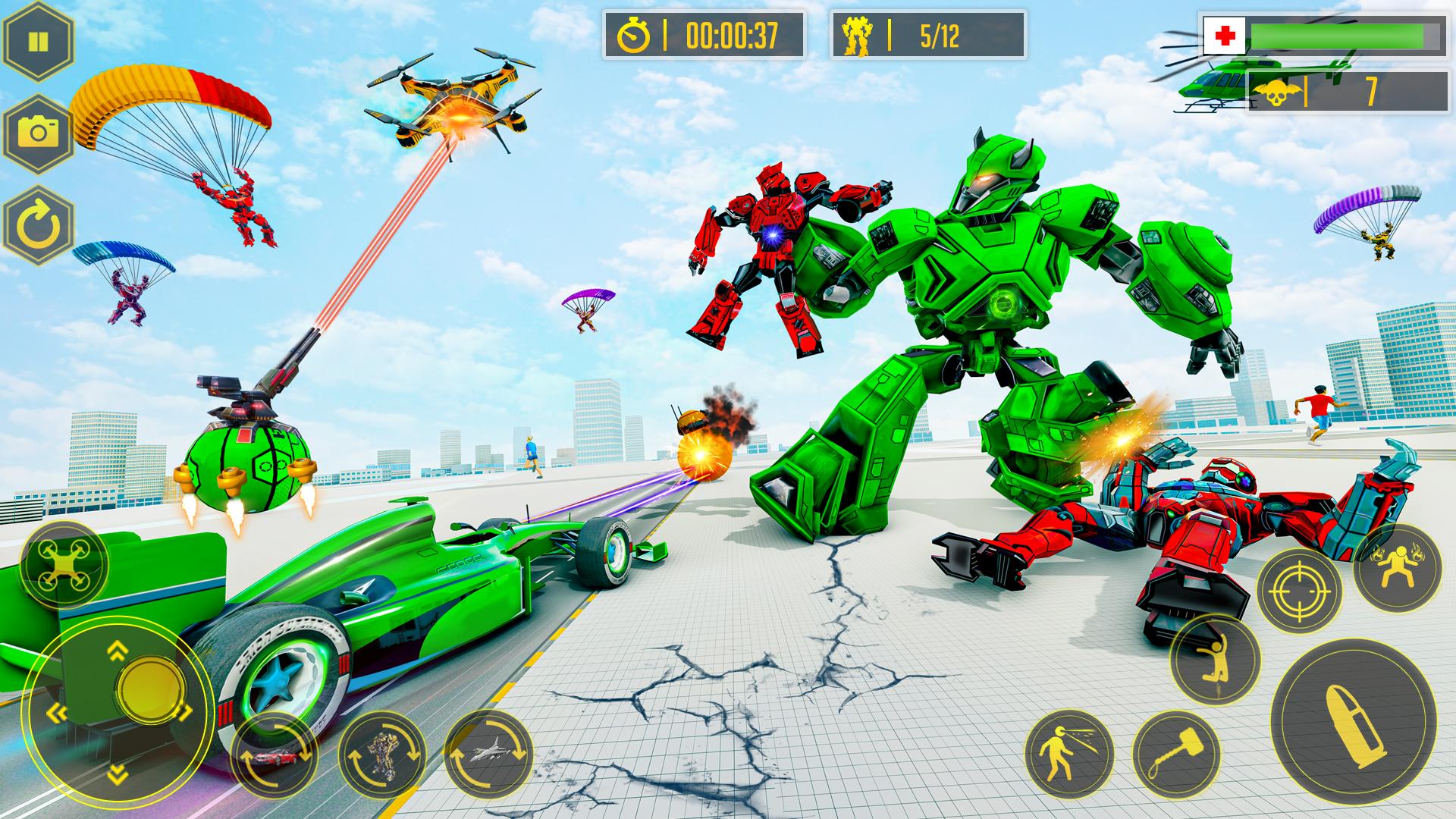 Download Dragon Robot Game - Robot Car android on PC